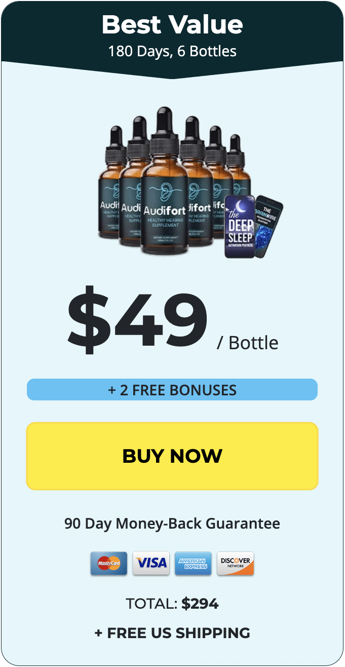 Audifort 6 bottles