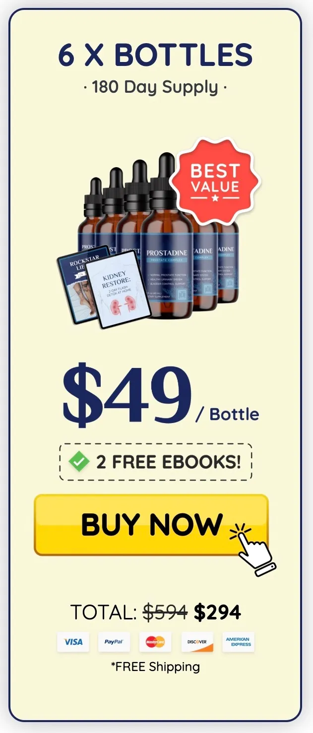 Prostadine 6 bottles