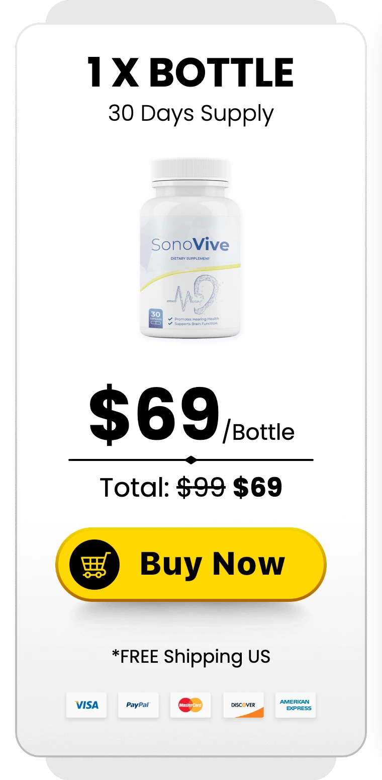 SonoVive 1 bottle